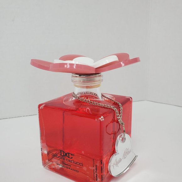 Debora Carlucci Square Reed Diffuser Bottle w/Aqua Blue Scent and Vibrant Flower - Picture 6 of 7